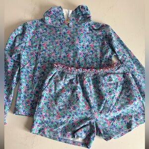 GUC Crewcuts Factory Floral Matching Set size 10-11
